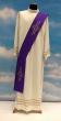  "Cross" Overlay Stole - Primavera Fabric - 100% Poly 