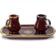  Ceramic Cruets and Tray Set 