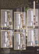  "Risen Christ" Stained Glass Decal Easter Paschal Candle 