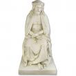  Seated Christ Statue in Fiberglass, 51"H 