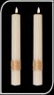  Ornamented 51% Beeswax Paschal Candle 2" x 28" 