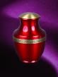  Remembrance Urn - Red Enamel 