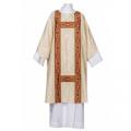  Dalmatic - Crown of Thorns 1515 Series - Plain Neck - Chi Rho Damask Fabric 