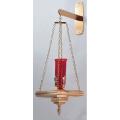  Combination Finish Hanging Sanctuary Lamp Without Bracket (B): 1120 Style - 32" Ht 