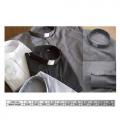  Dark Grey - Long Sleeve - Tab Clergy Shirt - 100% Cotton 