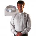  Grey "CLASSICO" Long Sleeve Clergy Shirt - Sizes 15" - 20 1/2" 