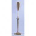  Combination Finish Bronze Enamelled Adjustable Floor Flower Vase (B): 1936 Style - 44" to 65" Ht 