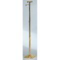  Thurible Stand | Bronze Or Brass | 1 Shelf | 2 Hooks | Square Base 