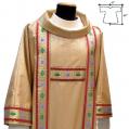  "Banded" Gold Dalmatic - Front/Back - Giotto Fabric - 95% Wool/5% Gold Thread 