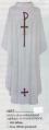  "Chi Rho" Chasuble - Washable - Ample Cut - 100% Poly 