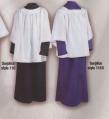  Altar Server - Round Neck Surplice - 65% Poly/35% Cotton 