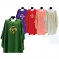  "Cross" Chasuble - Primavera Fabric - 100% Poly 