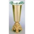  Altar Vase | 15" | Bronze Or Brass | Footed Base 
