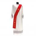  "Cross/Design" Deacon Stole - Primavera Fabric - 100% Poly 