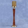  Processional Clear Acolyte Ash Wood w/Walnut Finish Candlestick: 6915 Style - Husk or 7/8" Socket 