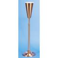  High Polish Finish Bronze Adjustable Standing Flower Vase (B): 7020 Style - 44" to 64" Ht 