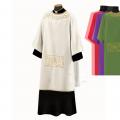  "Embroidered" Dalmatic - Misto Lana Fabric - 45% Wool/55% Poly 