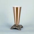  High Polish Finish Bronze Altar Vase (B): 7518 Style - 15" Ht 