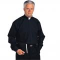  Black Stadelmaier "TRADICIO" Extra Long Sleeve Clergy Shirt - Sizes 15" - 20 1/2" 