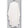  Plain Lightweight Chasuble - No Design - Textured Fortrel - Poly/Linen Weave 
