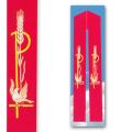  Overlay/Deacon Stole - Chi Rho, Dove & Wheat - Fortrel Polyester 