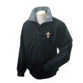  Deacon Cross Embroidered All Weather Jacket - Lightweight - 100% Nylon Shell 