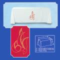  Laudian Frontal w/Flames/Dove Design - 108" (65% Linen/35% Poly) 