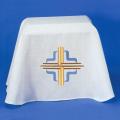  Ossuary Pall Cover - Outlined Cross Design - 100% Polyester - 36" x 44" 