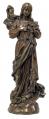  Our Lady Undoer of Knots Statue - Cold-Cast Bronze, 12"H 