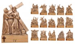  Stations Of The Cross | 13” x 19” | Bronze & Wood | Additional Stations 