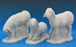  Christmas Nativity Indoor/Outdoor \"Sheep\" in Vinyl Composition 