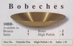  High Polish Brass Bobeche - 6\" 