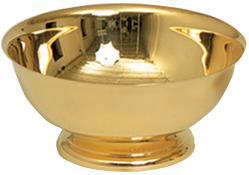  Bowl Ciborium Only - 24 Kt Gold Plate - 1200 Host - 8\" Dia 