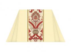  Beige Chalice Veil Only - Dupion Fabric 