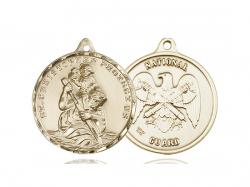  St. Christopher/National Guard Neck Medal/Pendant Only 