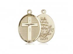  Cross/Navy Neck Medal/Pendant Only 