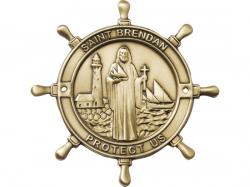  Saint Brendan Boat Plaque 