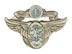  Our Lady of the Highway/St Michael Visor Clip 