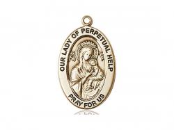  Our Lady of Perpetual Help Oval Neck Medal/Pendant Only 