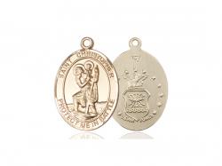  St. Christopher/Air Force Neck Medal/Pendant Only 