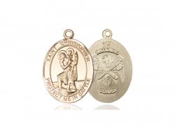  St. Christopher/National Guard Neck Medal/Pendant Only 