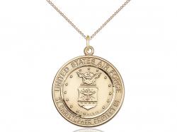  St. Christopher/Air Force Neck Medal/Pendant Only 