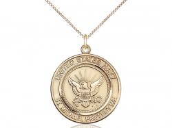  St. Christopher/Navy Neck Medal/Pendant Only 