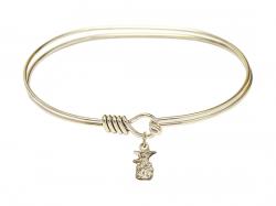  Littlest Angel Charm Bangle Bracelet 