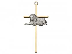  Lion & Lamb Wall Cross 