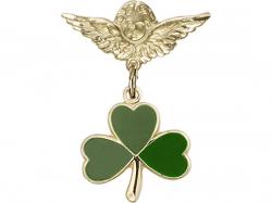  Shamrock Baby Badge 