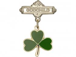  Shamrock Baby Badge 