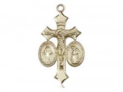  Jesus, Mary, O/L of La Salette Neck Medal/Pendant Only 