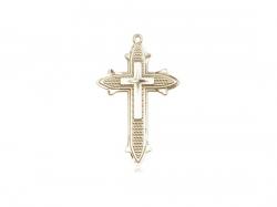  Cross on Cross Neck Medal/Pendant Only 