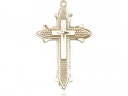  Cross on Cross Neck Medal/Pendant Only 